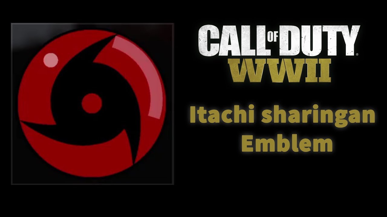 Call of Duty WW2 Itachi sharingan emblem