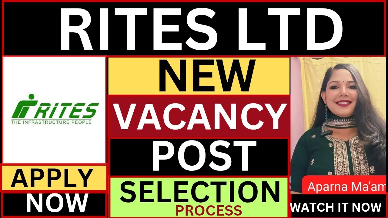 RITES LIMITED New Recruitment 2025 | RITES LTD New Vacancy 2025 | Govt Job Vacancies In 2025-2026 | 