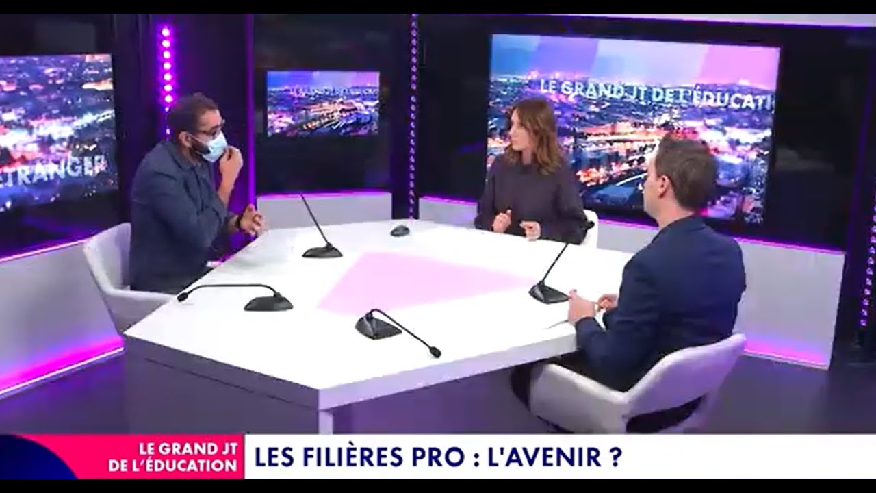 Le Grand JT de l'Éducation (25/01/2022):  Les filières pro sont-elles l'avenir de l'éducation ?