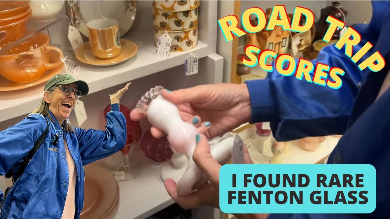 I Found Rare Fenton Glass | Road Trip Finds