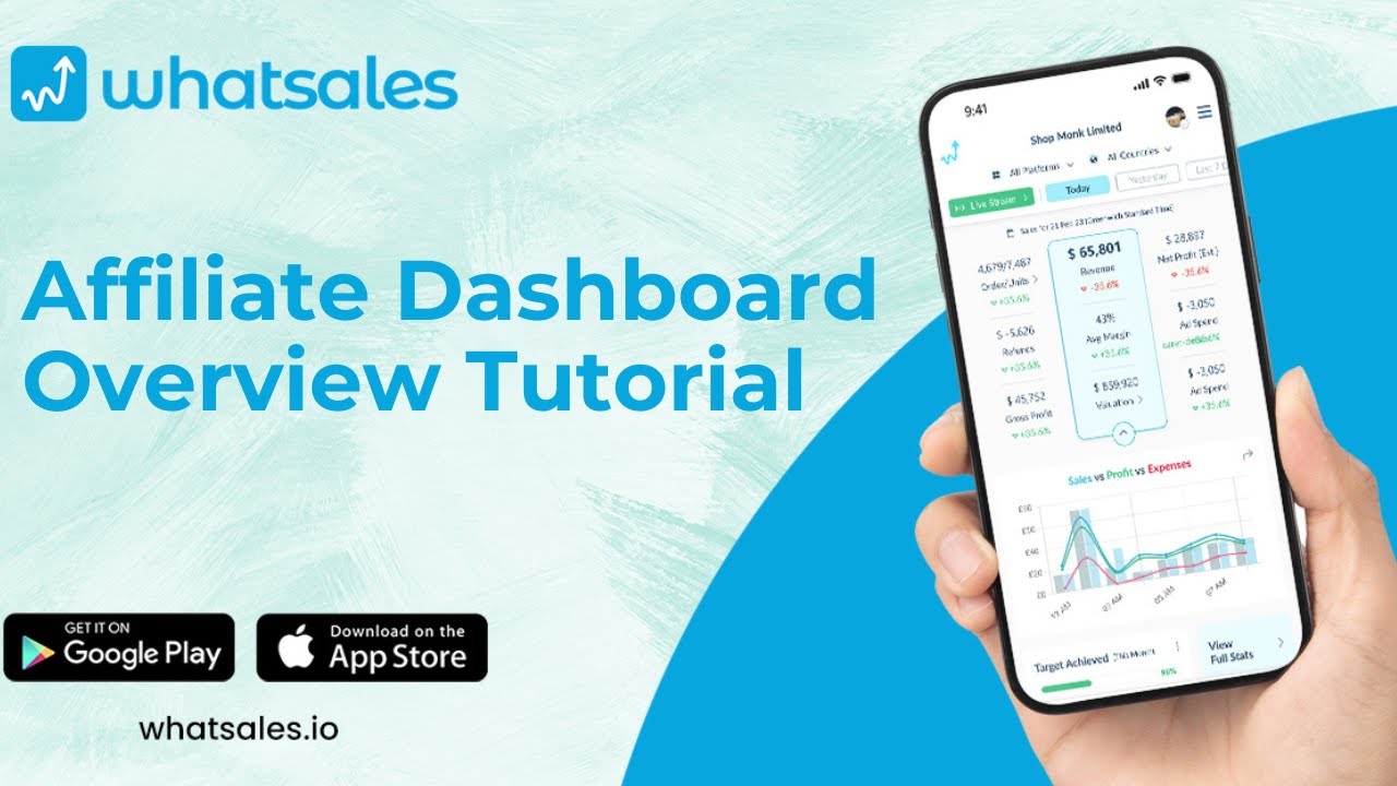 Affiliate Dashboard Tutorial Video - English Version