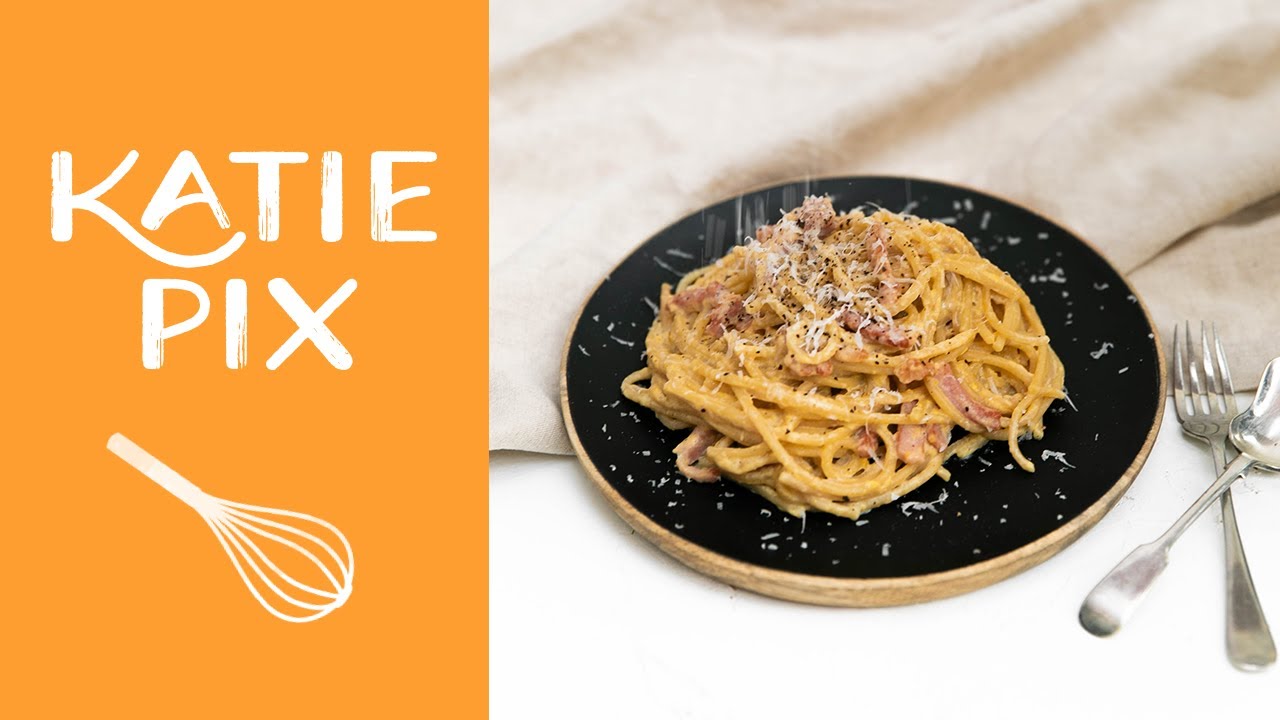 How to make Proper Carbonara Recipe | Katie Pix