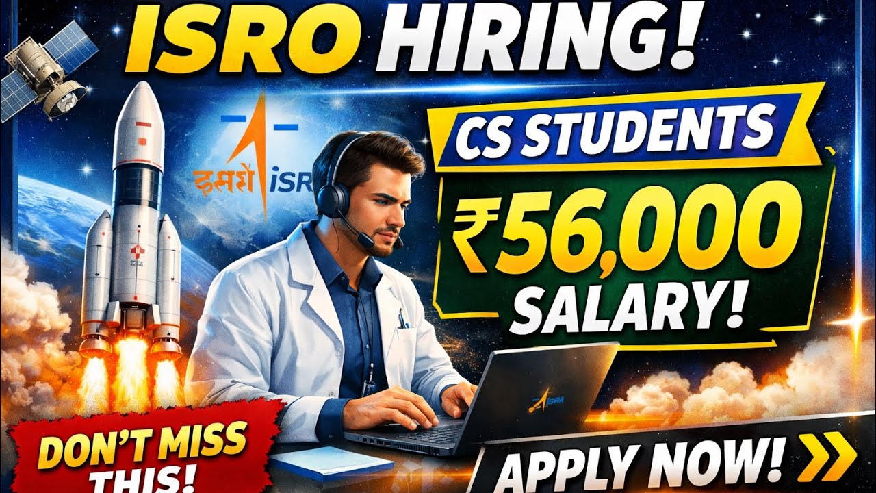 ISRO SAC Recruitment 2026 🚀 Scientist/Engineer CS | Salary ₹56K+ | Eligibility, SelectionApply Guide