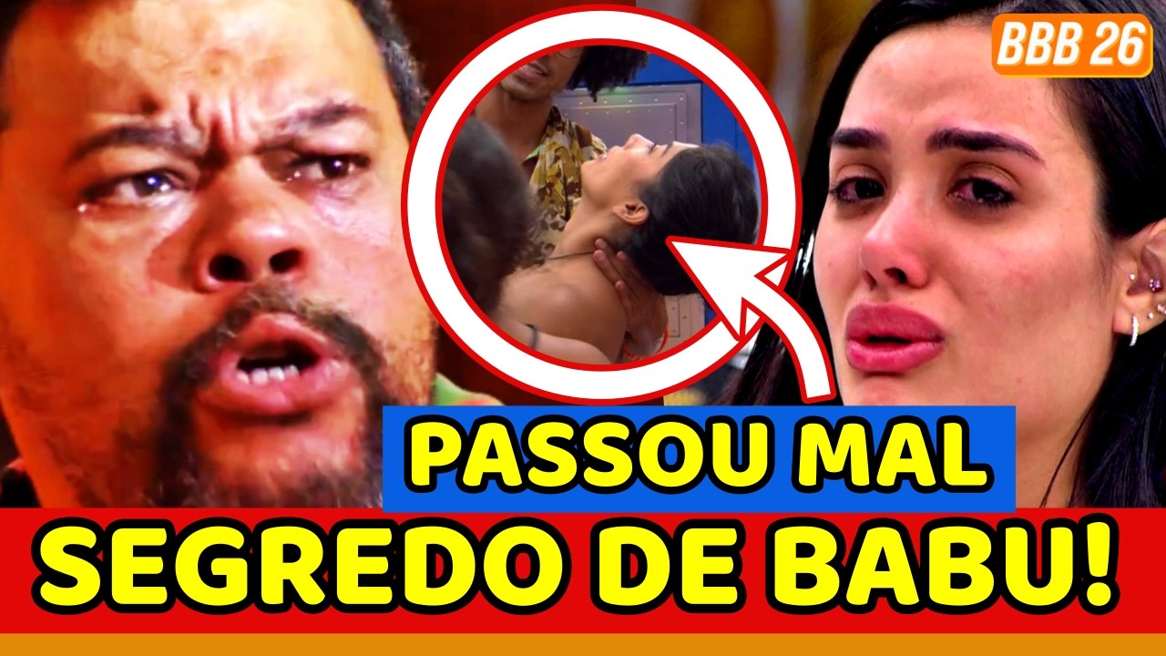 🔥BBB26 FESTA DO CAOS! Babu REVELA SEGREDO SÓRDIDO; Jordana SURTA, Juliano FAZ FOFOCA e CAOS RENDE