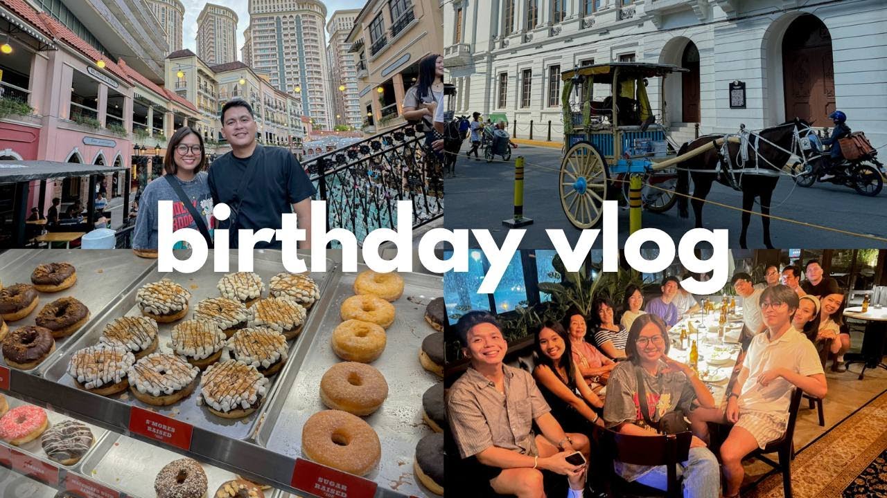 What I Did On My Birthday (intramuros, food trip, trying randy's donut, family time) Vlog201