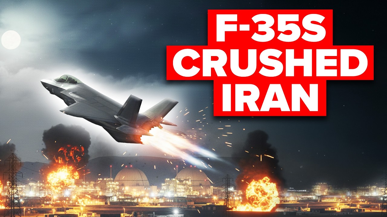 Как американские истребители F-35 за считанные минуты уничтожили всю иранскую систему противовозд...