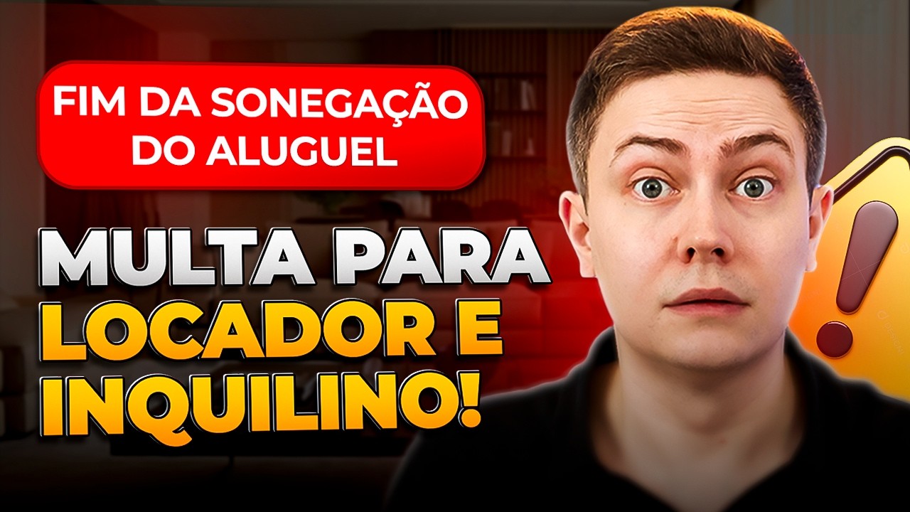 ⚠️ FIM DA SONEGAÇÃO DOS RENDIMENTOS DE ALUGUEL: locadores e locatários estão na mira da Receita!