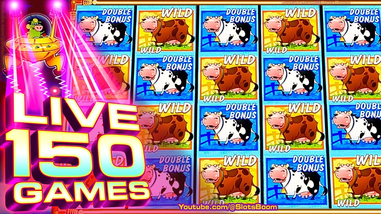 THAT'S THE WAY!!! MASSIVE BONUS!!! 150 GAMES TRIGGER! Invaders Attack From the Planet Moolah SLOT