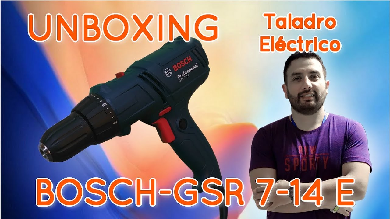 Taladro Bosch | GSR 7-14 E | Al&aacute;mbrico | 400W | UNBOXING |💪