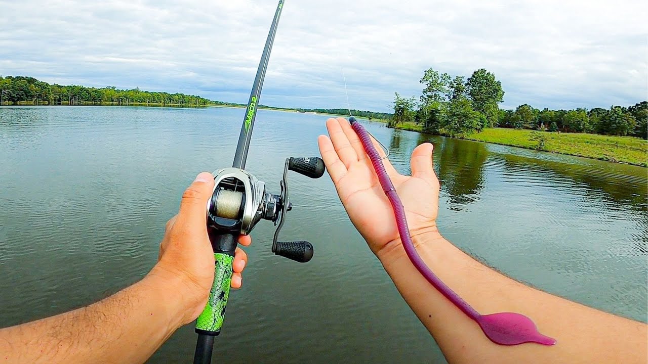 Reto de Pesca Con Lombrices Gigantes