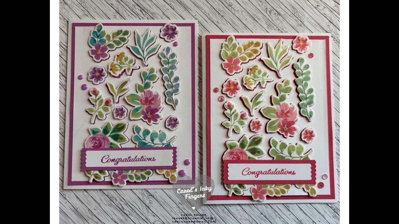 Extraordinary Flora (Congratulations) Card #4-Stampin' Up!