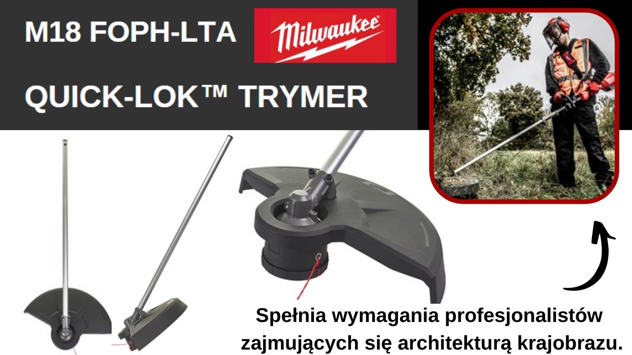 QUIK LOK&trade; TRYMER M18FOPH LTA Milwaukee 4932464955