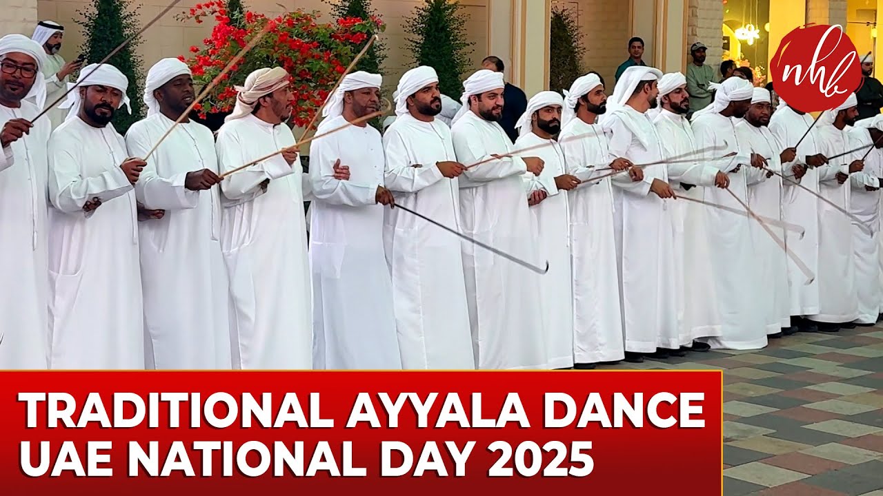 Ayyala Traditional Dance at Sheikh Zayed Festival | 54th UAE National Day | Al Wathba Abu Dhabi