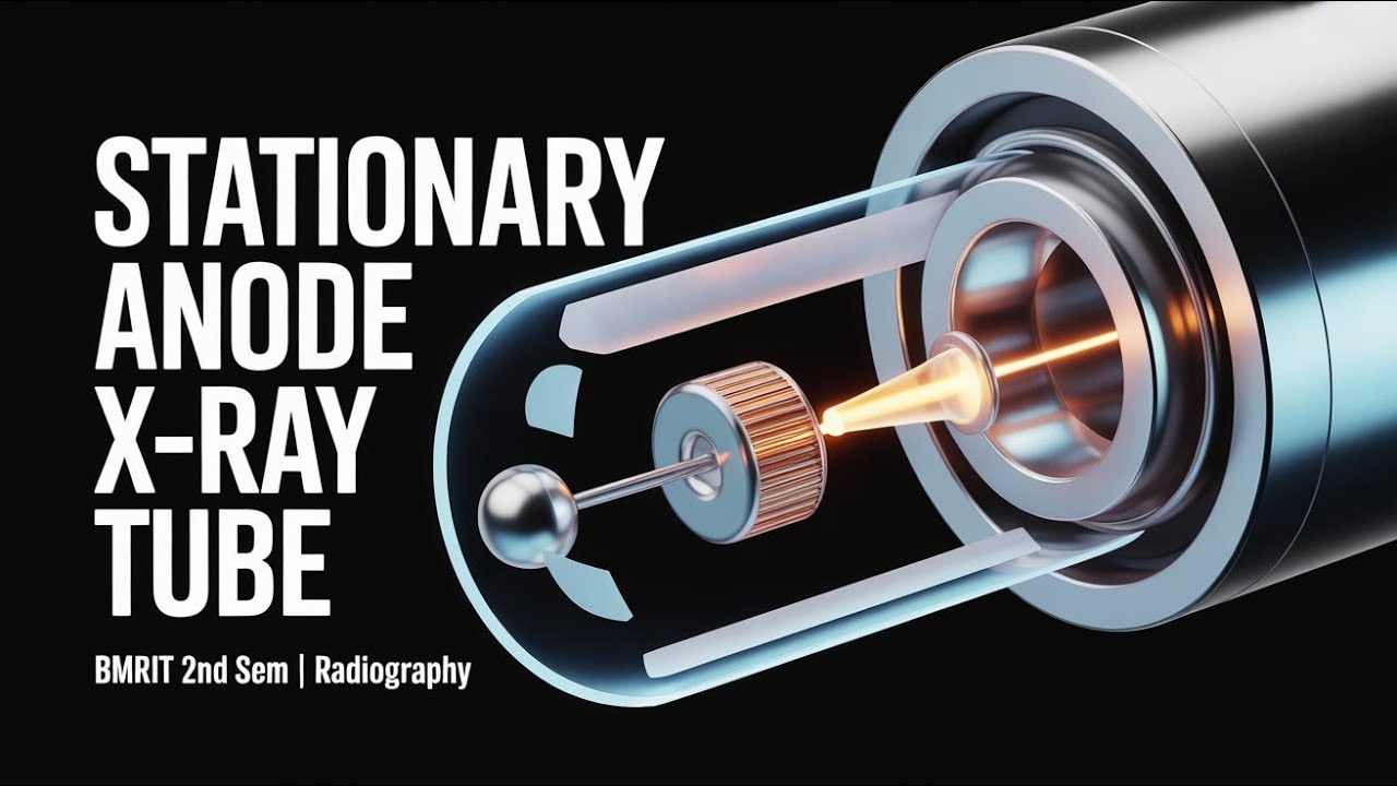 Stationary Anode X-Ray Tube | Conventional Radiography & Equipment | BMRIT 2nd Semester