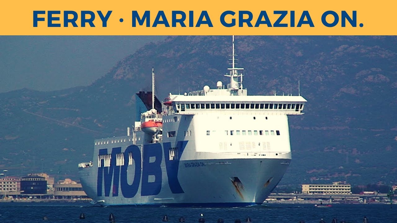 Classic Ferry Video 2007 - Departure of ferry MARIA GRAZIA ON., Olbia (Moby Lines)