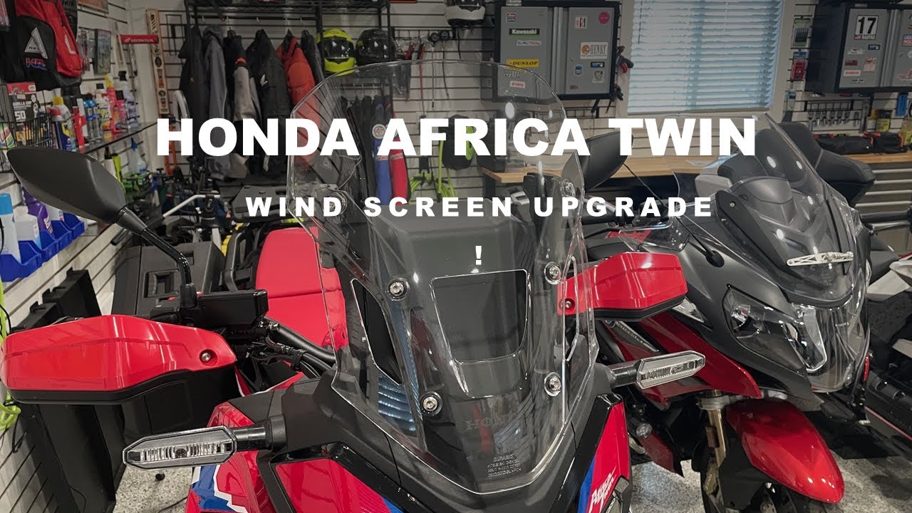 Honda Africa Twin DCT-Wind Screen Upgrade !