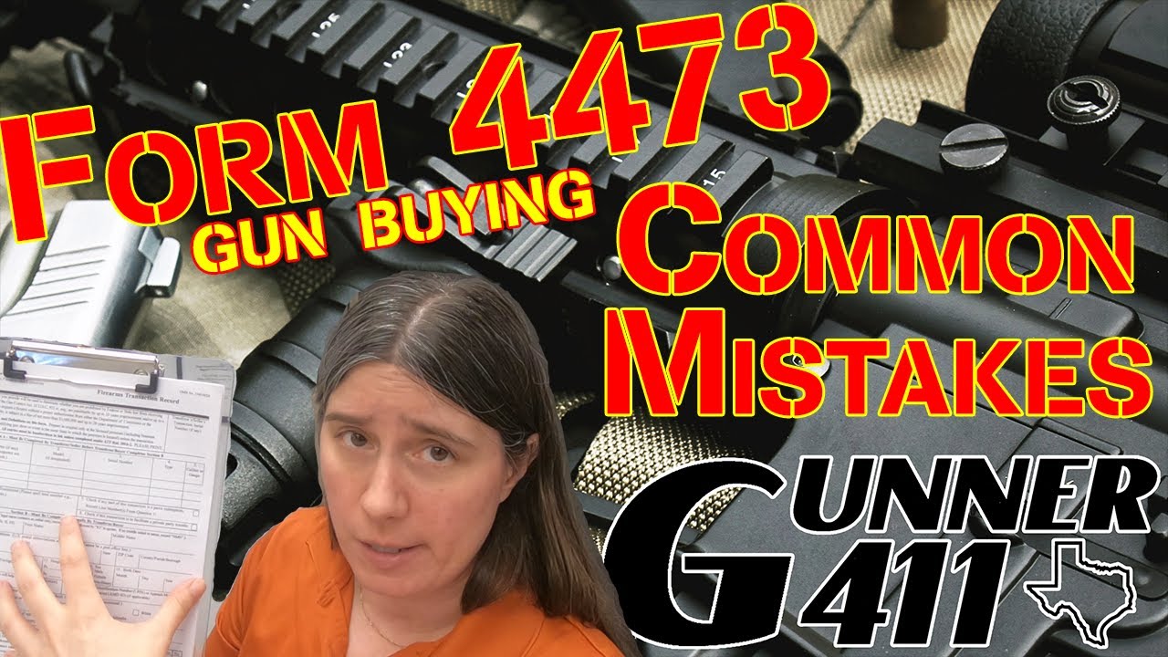Распространенные ошибки: форма 4473 ATF