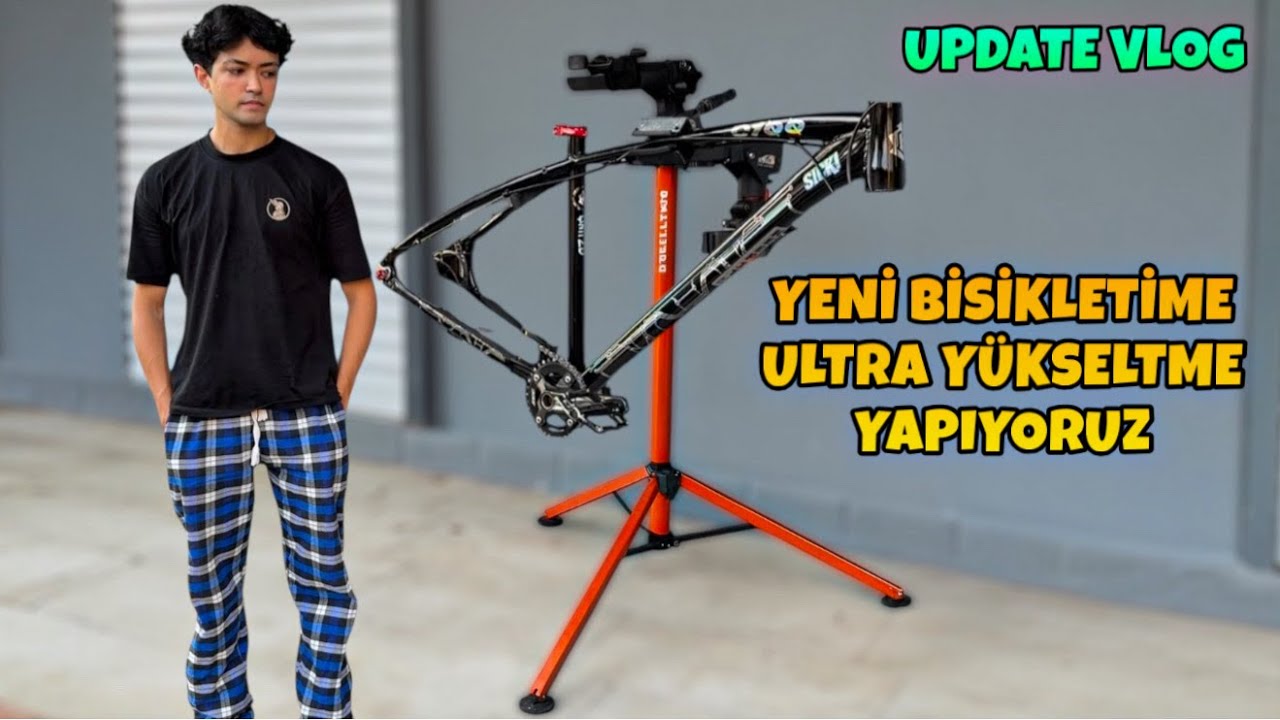 C100 PRO V2 BİSİKLETİME DEHŞET Y&Uuml;KSELTME UPDATE YAPIYORUZ |  VLOG 