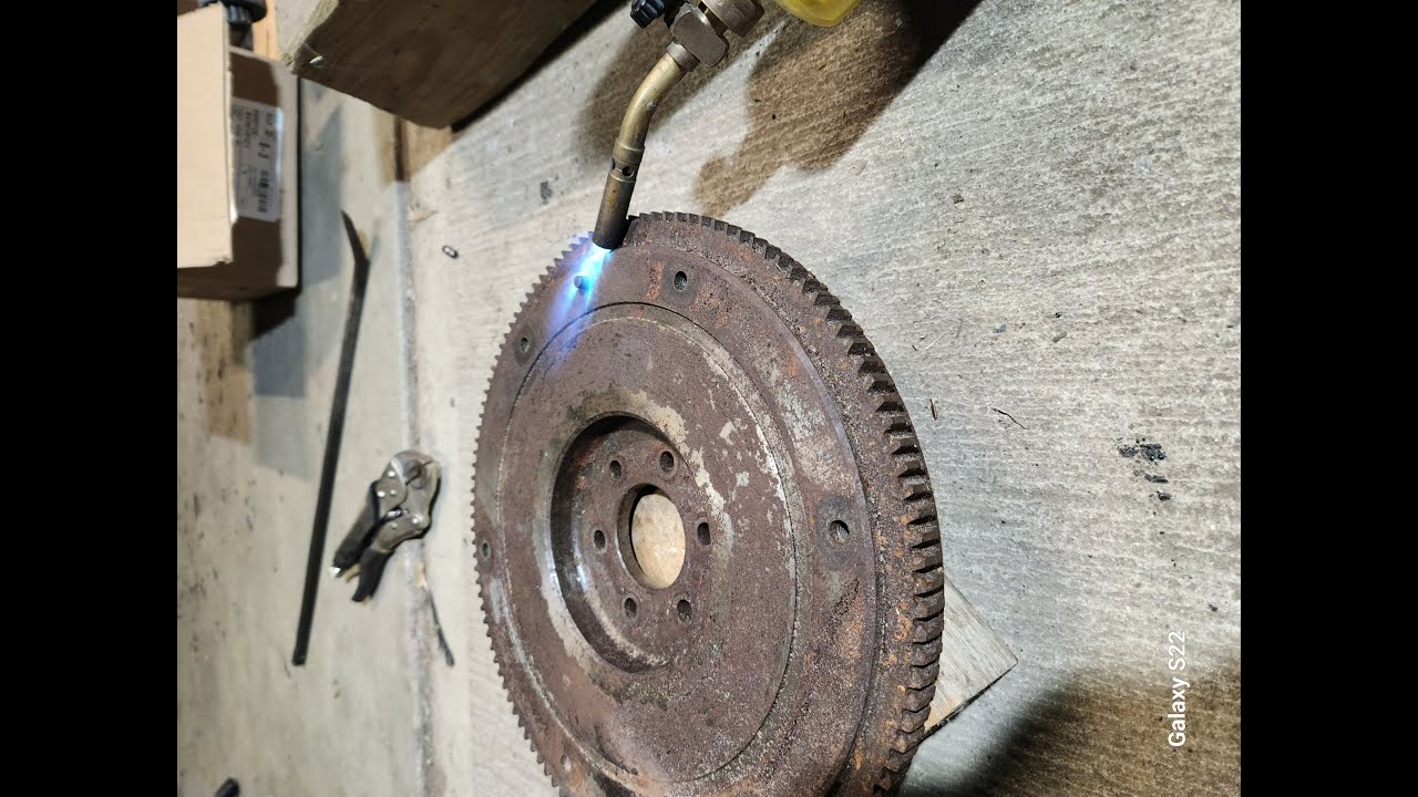 Clutch Install On A MGA With Flywheel Machined