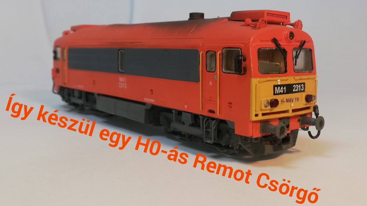 Saját építésű mozdonyom: M41 2313