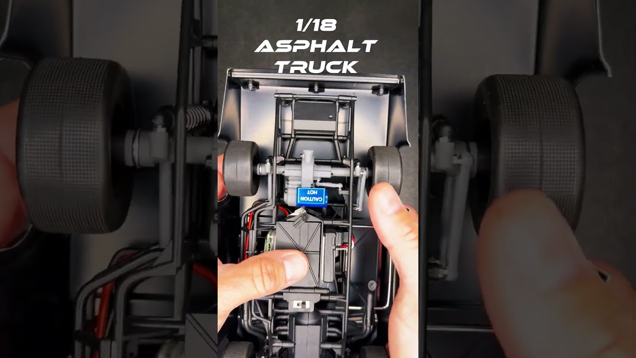 1RC Racing 1/18 Asphalt Truck Conversion Kit on our Asphalt Late Model. #1rc #1rcracing #nascar