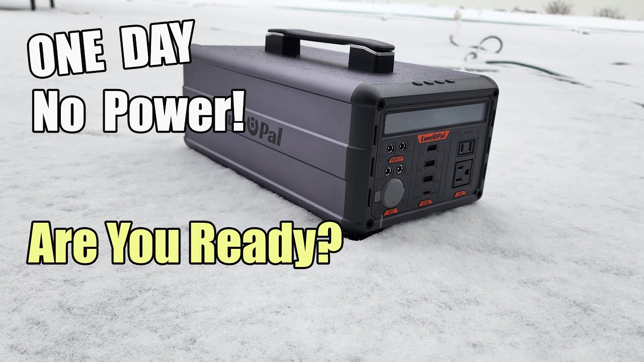 Preparing For A Day Without Power With A 1200 Watt Portable Power Station From Lumopal