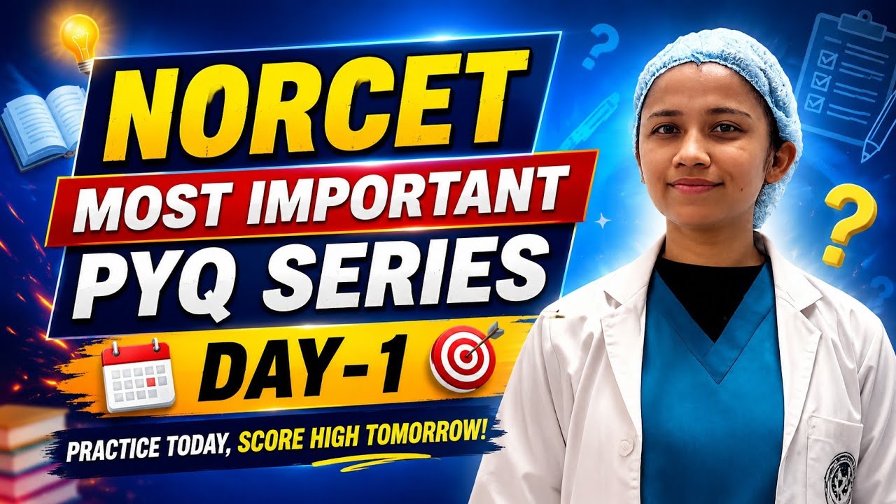 Daily NORCET PYQ Practice | Day 1 | Important Previous Year Questions! Iram Fatima 