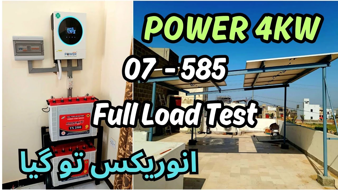 Power 4KW Voltronics with 7 Solar 585 N Type