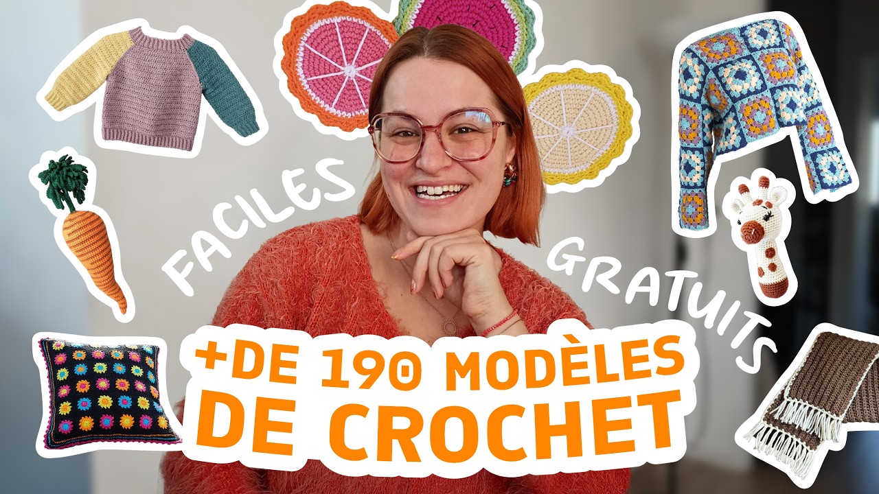 + de 190 modèles crochet gratuits pour Noël (accessibles débutants)