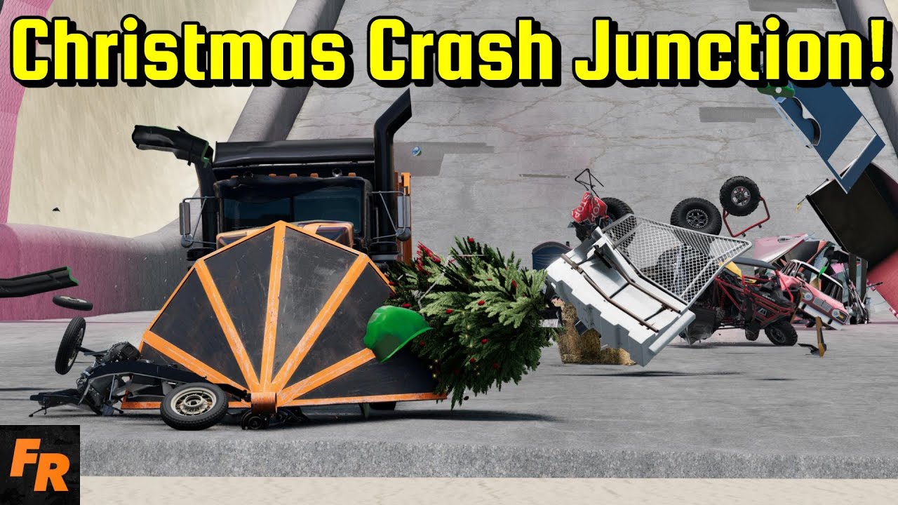 Christmas Crash Junction! - BeamNG Drive