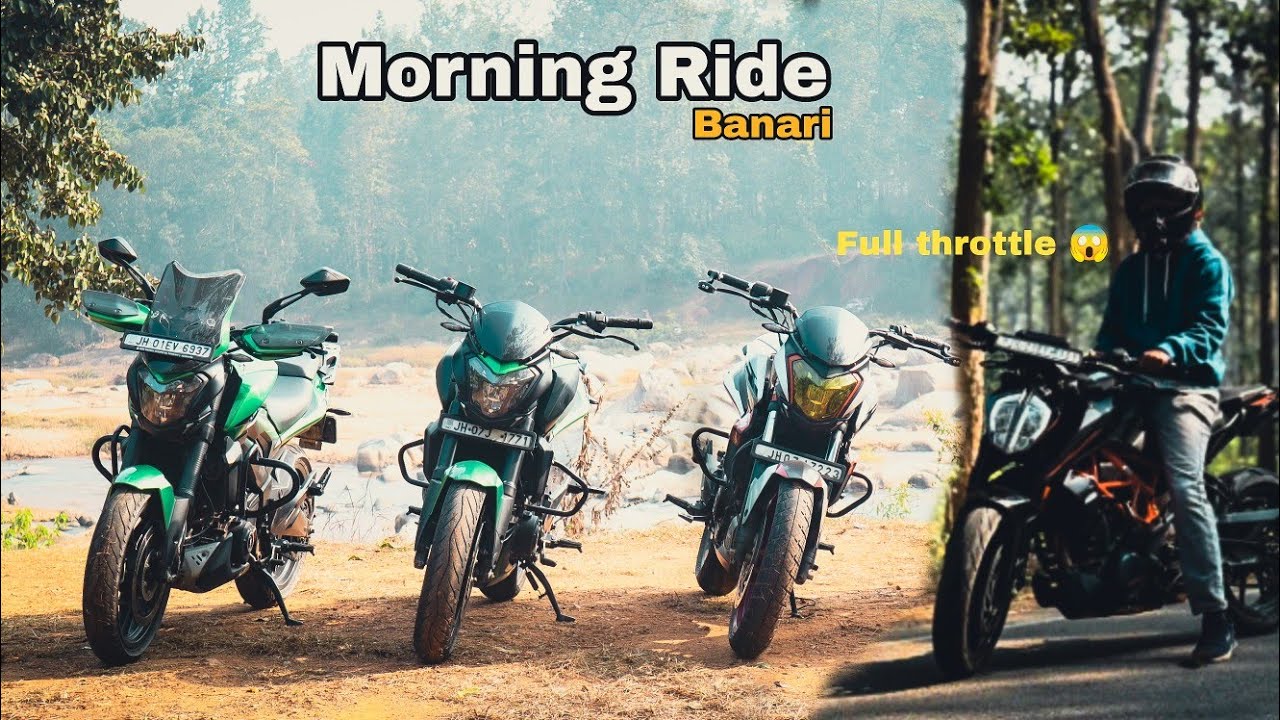 Morning Ride | Gumla To Banari | Fullthrottle | Lean Game | @ank_journey
