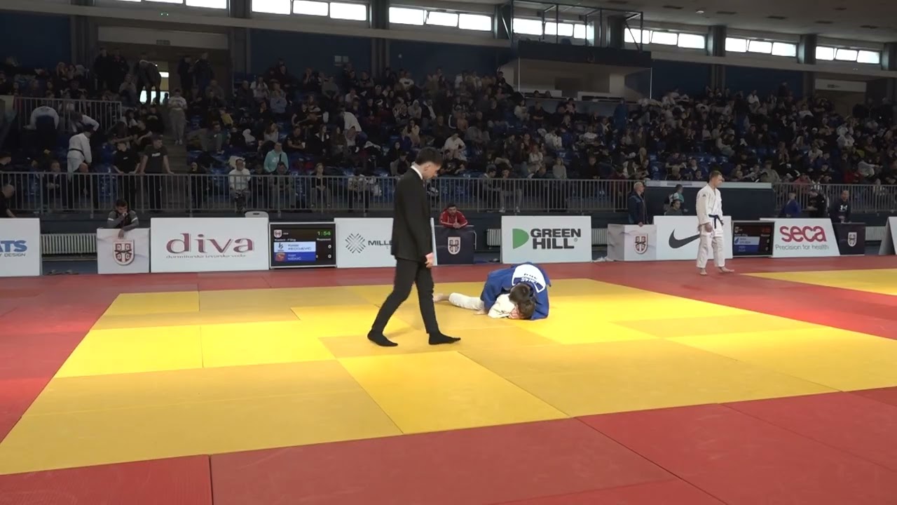 Kosta Kecojević BEO Ivan Makić PRO 0:1 -73kg #PrvenstvoSrbijeKadeti2026