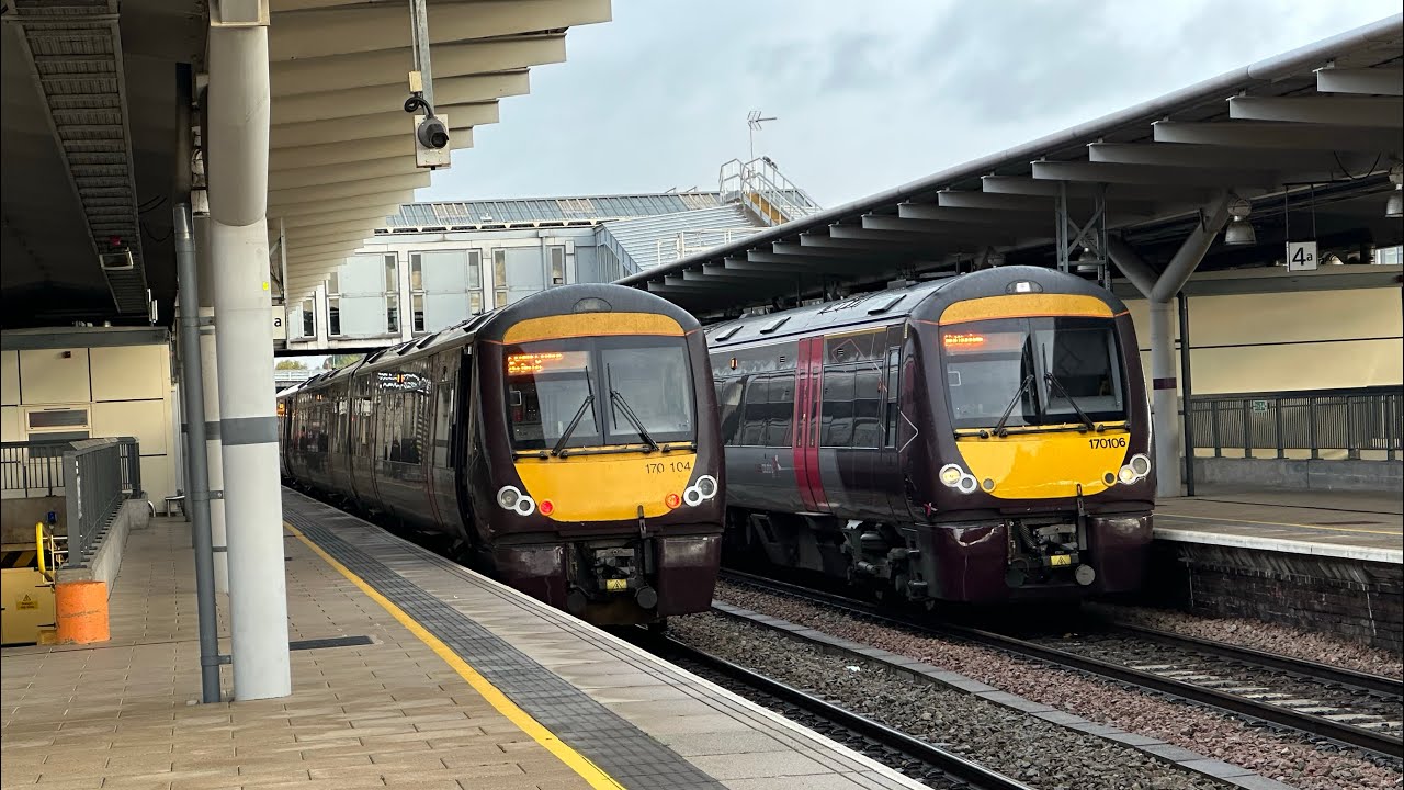 East Midlands Railway and CrossCountry Trains at Derby on October 15th 2022