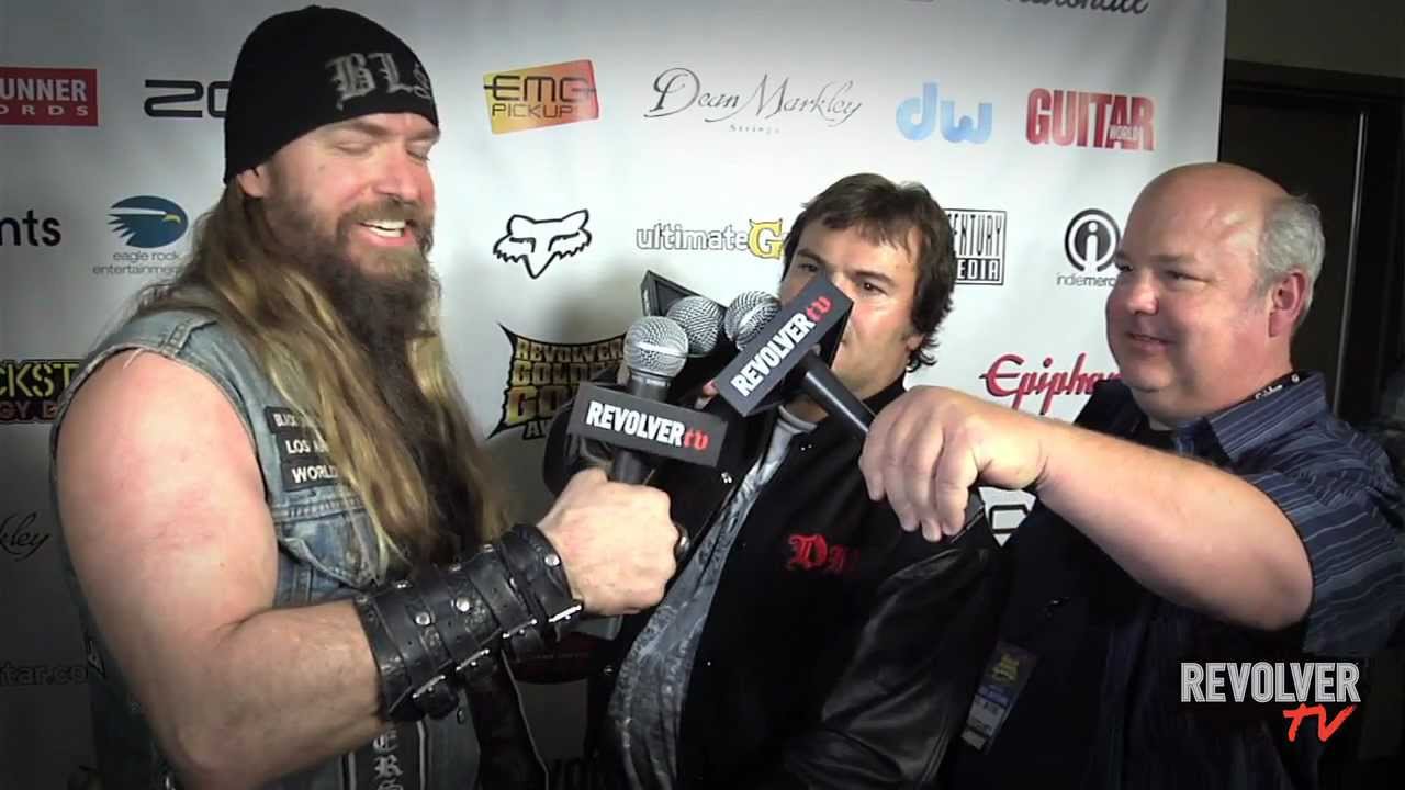 Tenacious D and Zakk Wylde at The Golden Gods Awards
