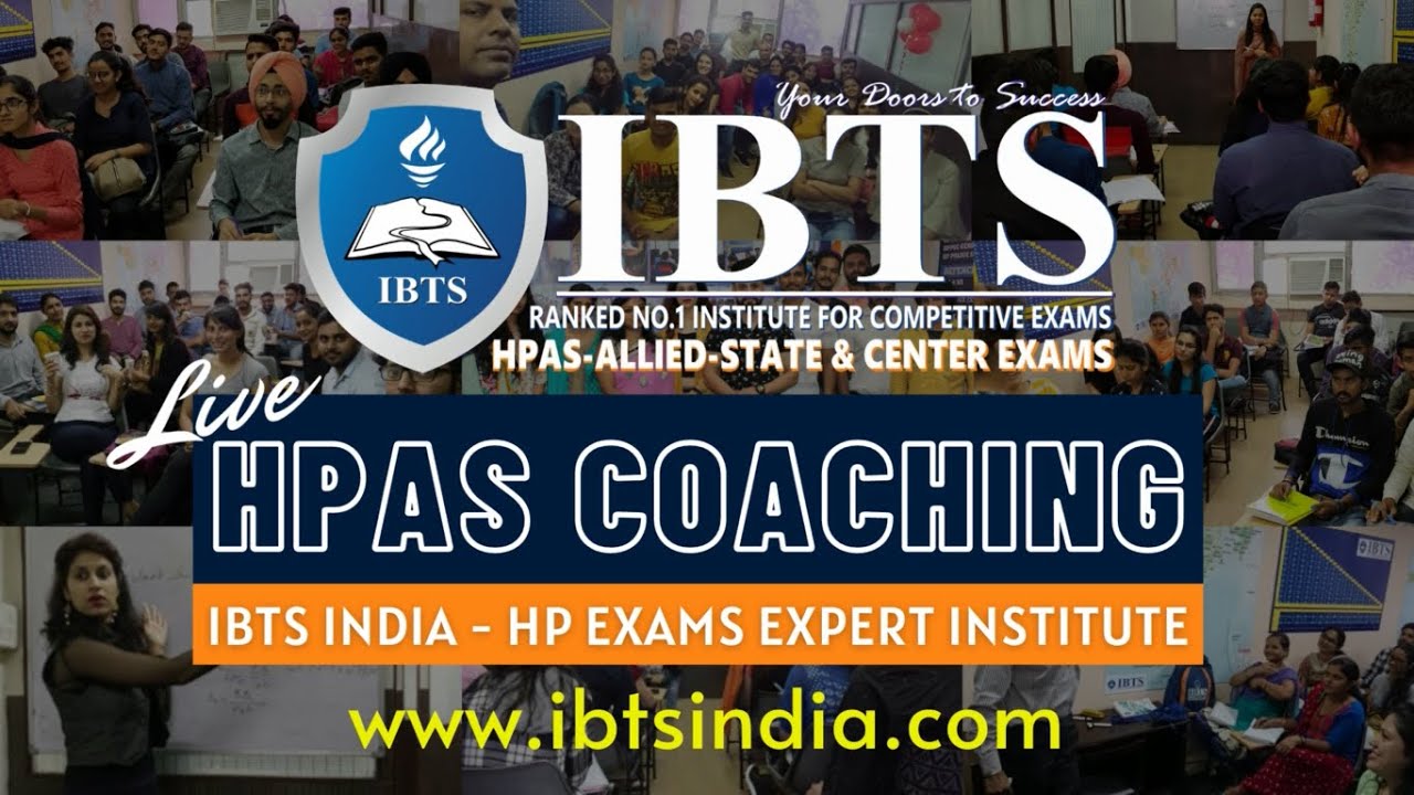Best Online HPAS Coaching / HPAS coaching in Chandigarh - IBTS Institute