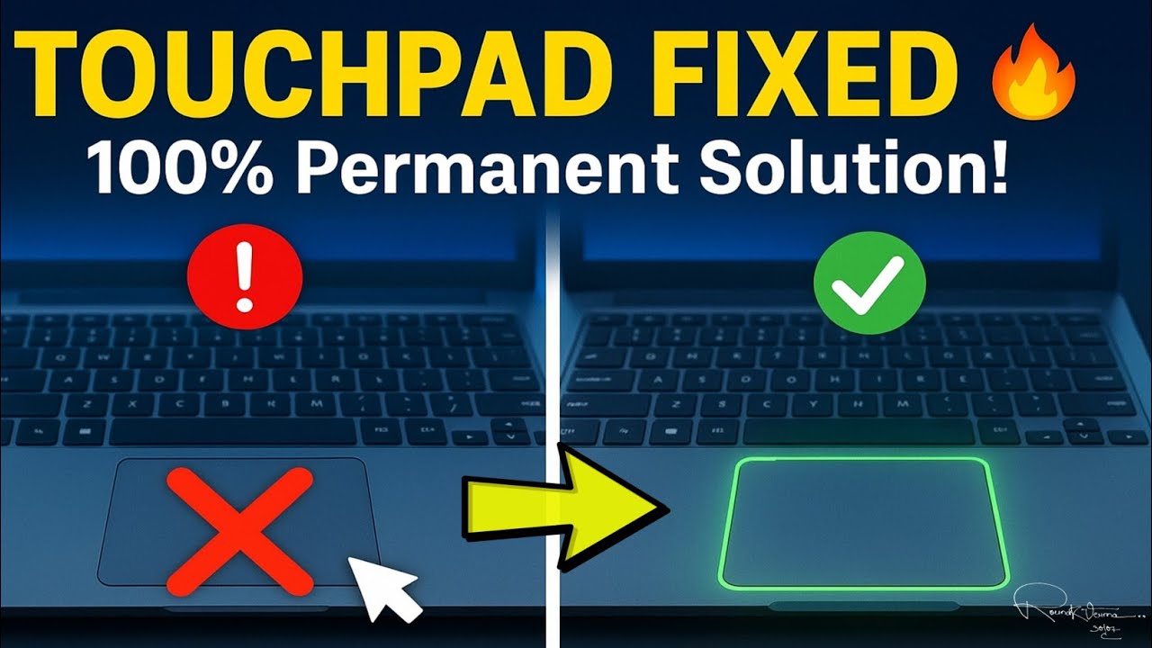 Laptop Touchpad Not Working? 💻 100% Permanent Fix (Easy Step-by-Step)