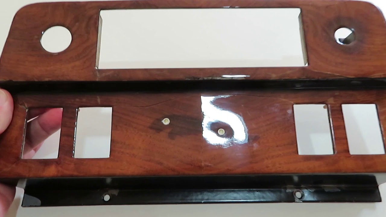 Jaguar XJ6 Trip Computer Panel removal