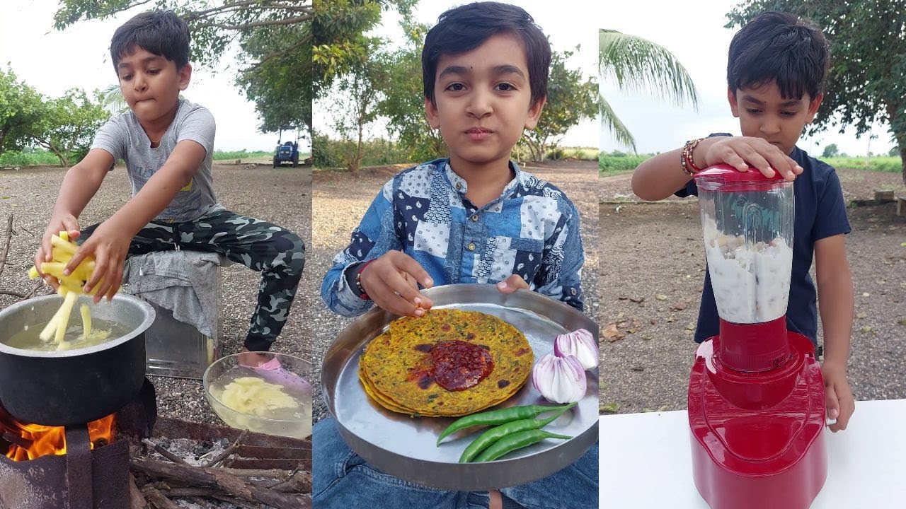 4 recipe in 1 video | Compilation | @thevillagecookingboy