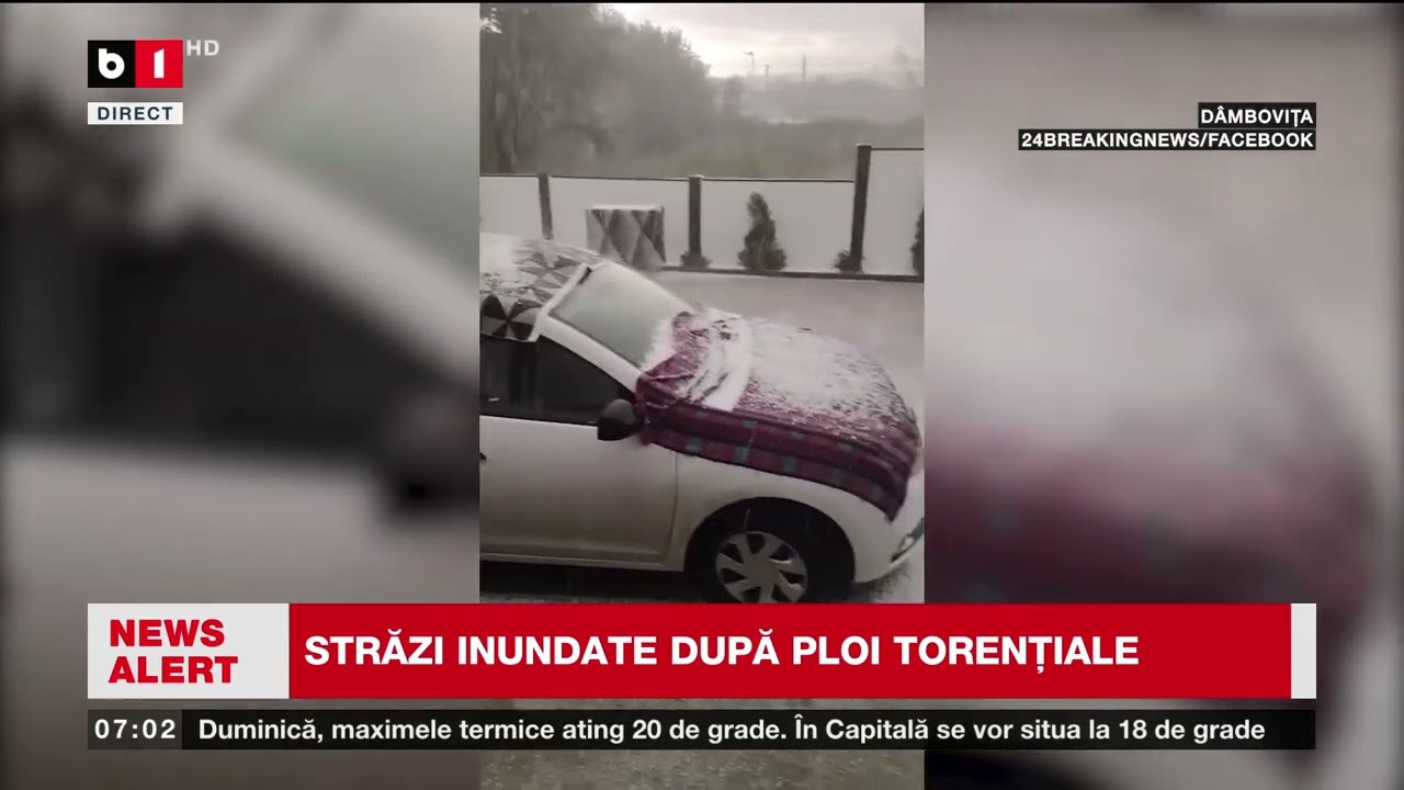 VREME EXTREMĂ. RUPERE DE NORI ȘI FURTUNI VIOLENTE_Știri B1TV_27 apr. 2025