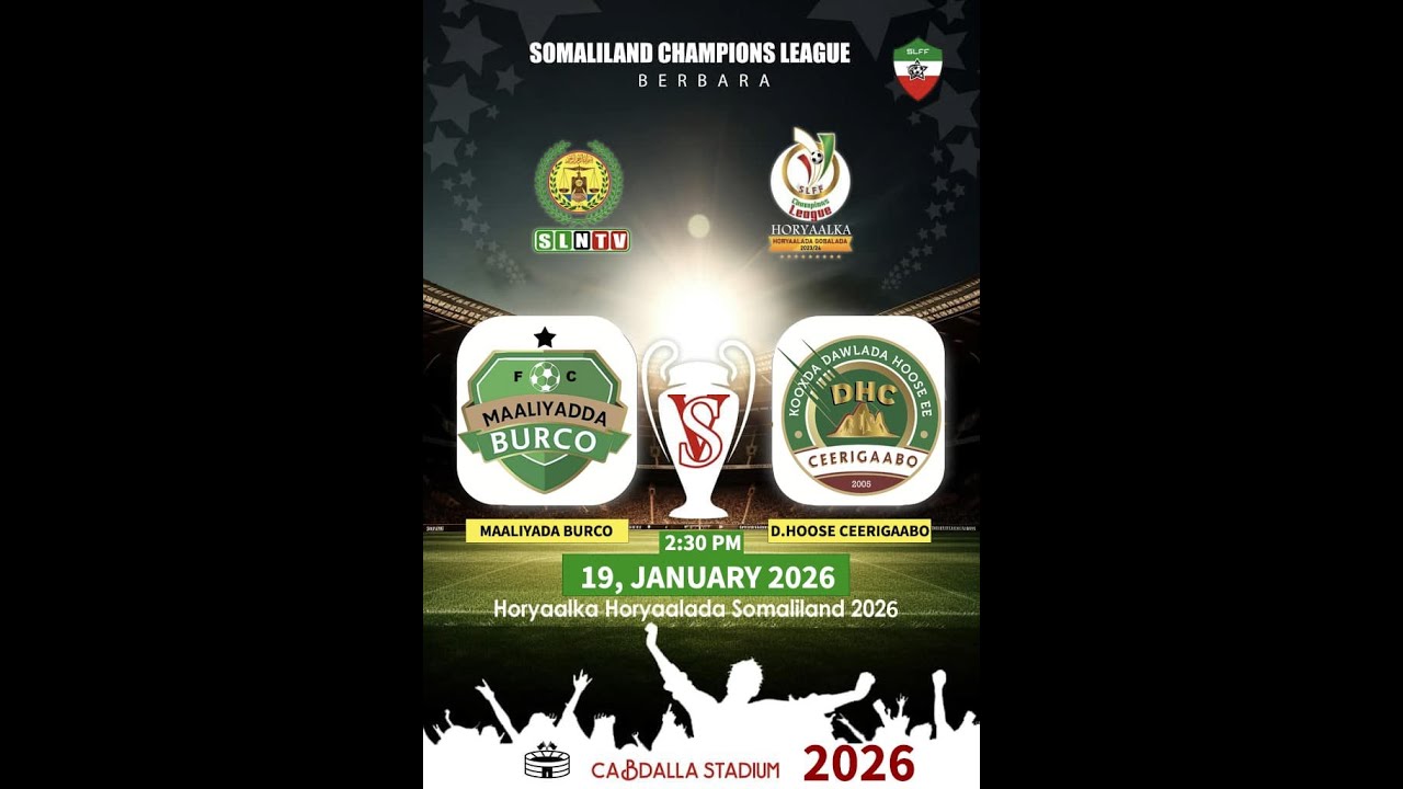 R16 | Maaliyada Burco 𝐕𝐬 D.Hoose Ceerigaabo 𝐇𝐨𝐫𝐲𝐚𝐚𝐥𝐤𝐚 𝐇𝐨𝐫𝐲𝐚𝐚𝐥𝐚𝐝𝐚 𝐒𝐨𝐦𝐚𝐥𝐢𝐥𝐚𝐧𝐝