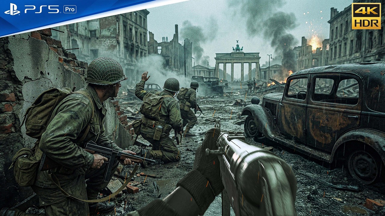 Операция «Кобра», 745-й батальон, 1944 год | Реалистичная графика ULTRA, геймплей 4K 60FPS HDR Ca...