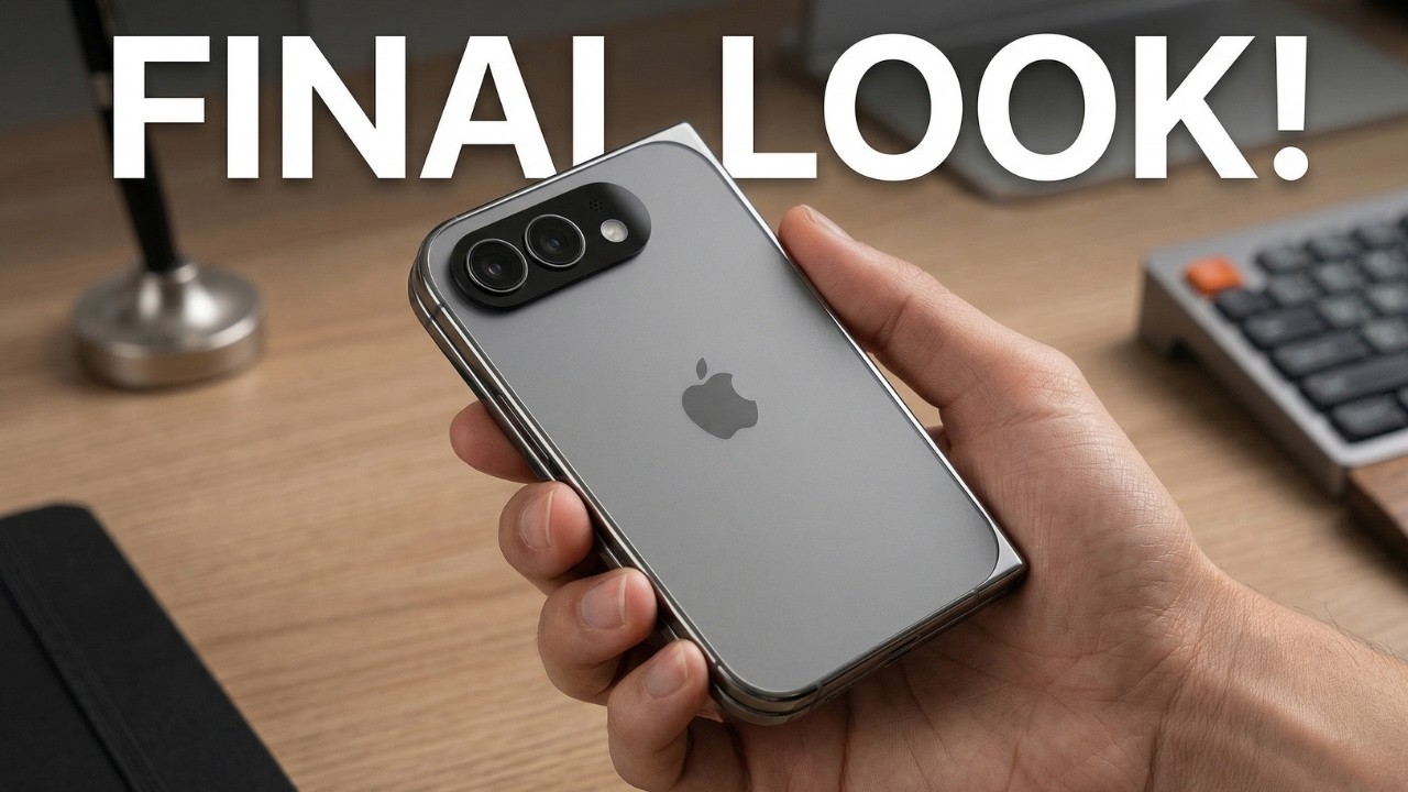 Вышло первое официальное видео iPhone Fold.