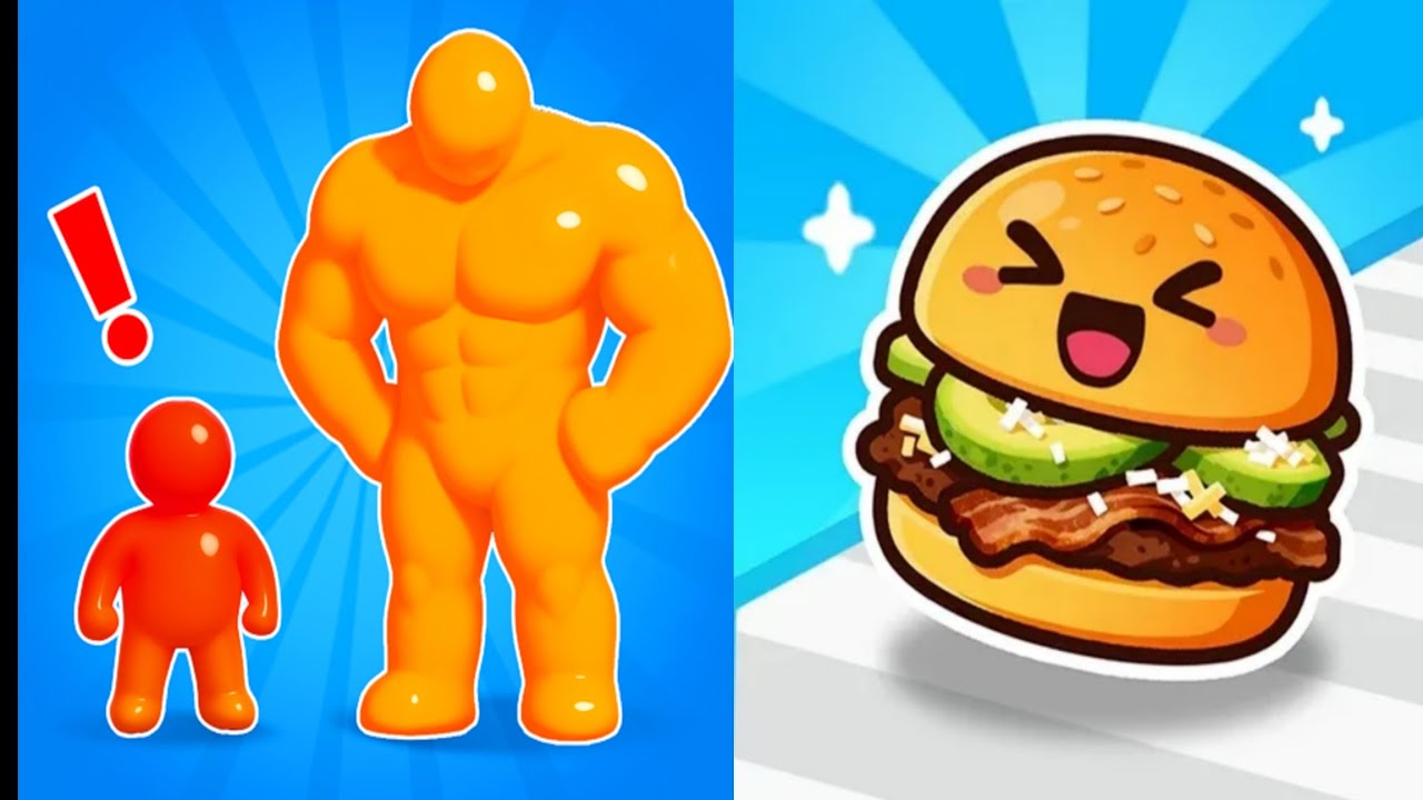 Tall Man Run Vs Food Dash (Flow to control) New Update All Levels Gameplay Android Ios 