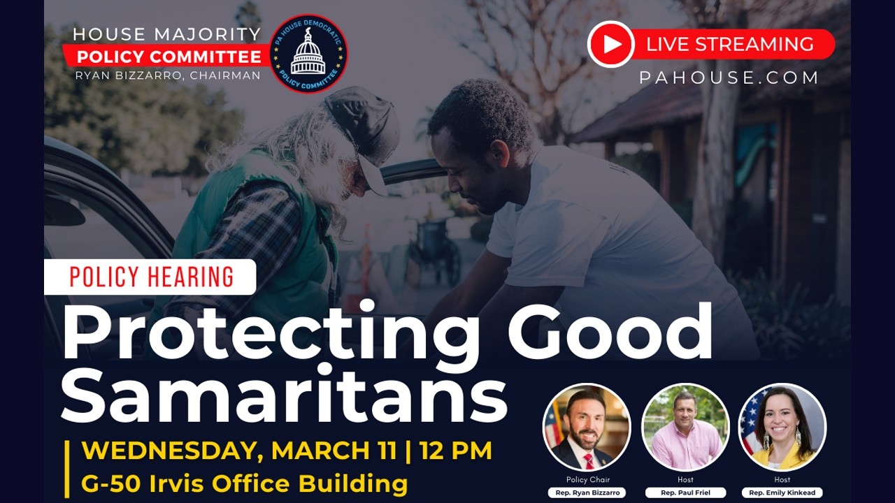 House Democratic Policy Committee Hearing: Protecting Good Samaritans