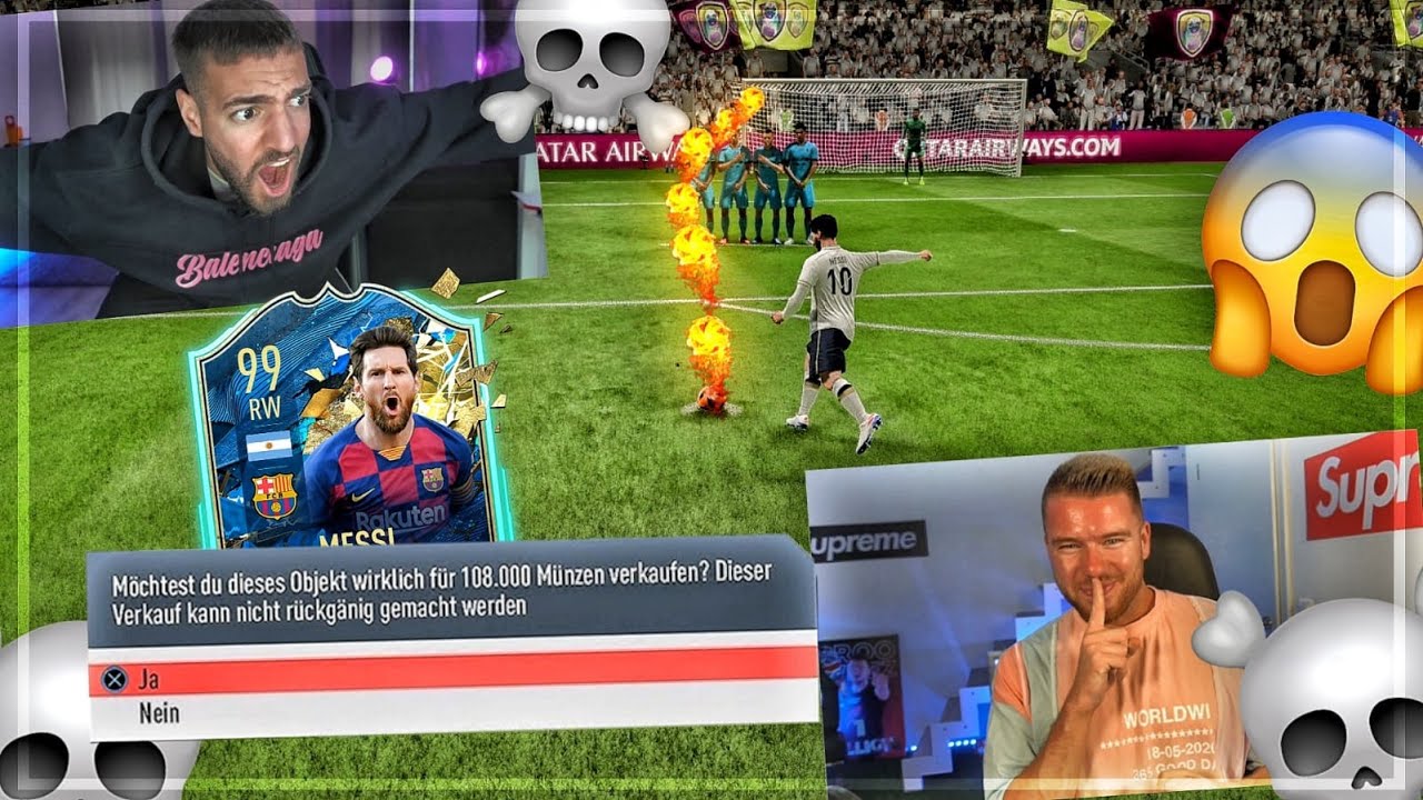 FIFA 20: TOTS MESSI WENN ICH DU WÄRE DISCARD BATTLE 🔥🔥 FREISTOß CHALLENGE