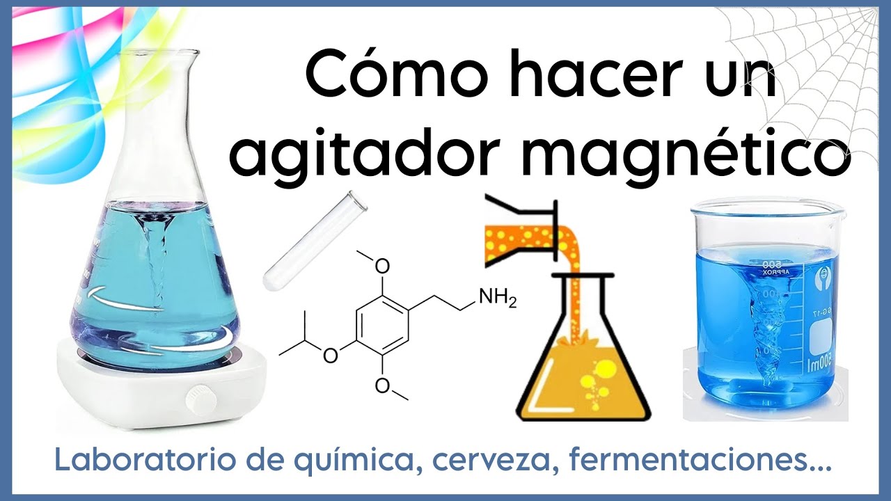 CÓMO HACER UN AGITADOR MAGNÉTICO CON MATERIALES RECICLADOS