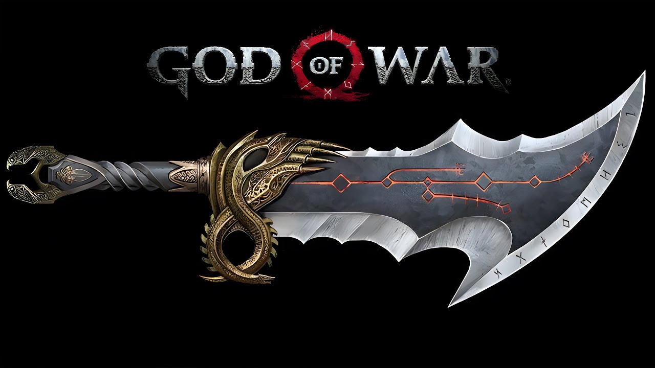 God of War - Kratos Chaos Blade Unwrapping |  Blender Modeling | Substance Painter Texturing