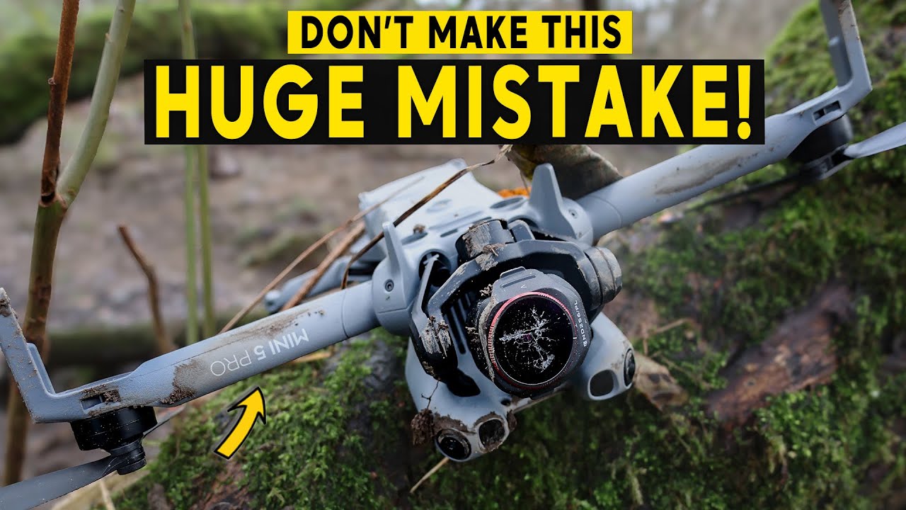 Авария DJI Mini 5 Pro — не допускайте таких ошибок!