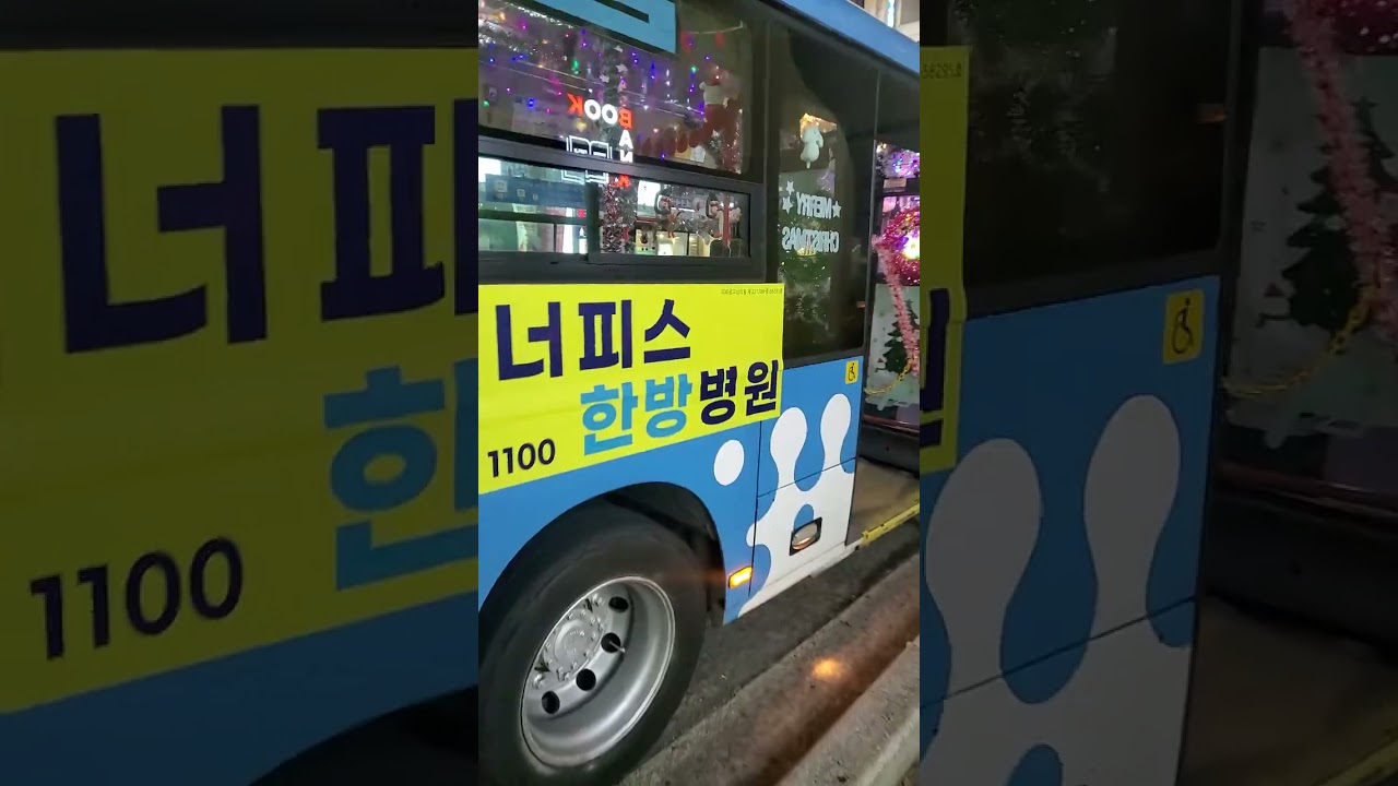 ( 세로영상 ) 대도운수 148-1번 산타버스 촬영
