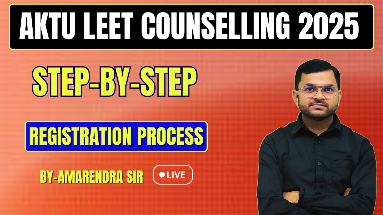 AKTU LEET  2025 II Step by Step II Registration@PolytechnicPathshala​